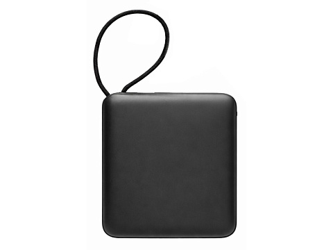 Магнитный беспроводной внешний аккумулятор c подсветкой лого Энчант, 10000 мАч, черный - рис 4.