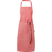 Pheebs 200 g/m2 recycled cotton apron, красный яркий