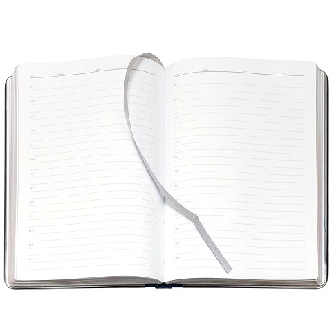 Ежедневник Frame Metal, недатированный, синий - рис 8.