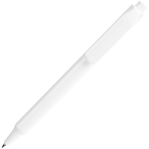 Ручка шариковая Pigra P04 Polished, белая - рис 3.