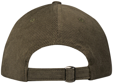Hutton 6-панельная бейсболка из переработанного хлопка - Зеленый лесной - рис 3.