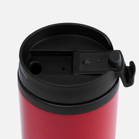 Термостакан Canella, красный матовый - рис 4.