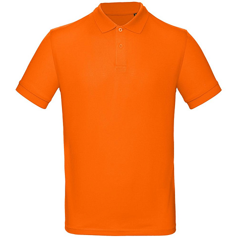 Рубашка поло мужская Inspire, оранжевая - рис 2.
