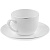 Кофейная пара Select, белая с серебристой отводкой - миниатюра - рис 5.