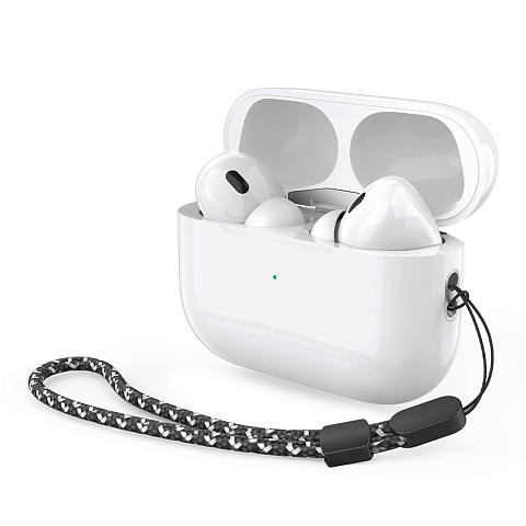 Беспроводные наушники с микрофоном Air Pro 2 ANC, TWS, BT 5.3, 300 мАч, ANC, QI, белый, Deppa - рис 2.
