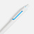 Ручка шариковая Dominanta, белая с голубым - миниатюра - рис 5.