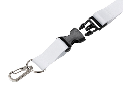 Ланъярд 2 см под сублимацию с карабином и межуровневым замком, серебристый - рис 4.