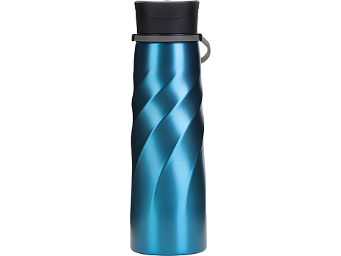Бутылка для воды Athletica, 1000 мл, нержавеющая сталь, синий - рис 4.