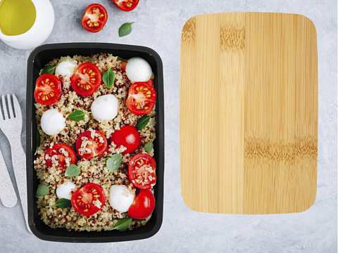 Mangi ланч-бокс на 500 мл - сплошной черный - рис 4.