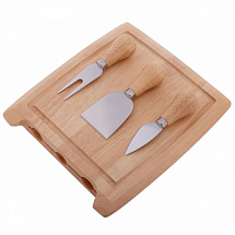 Ножи для сыра с доской-подставкой