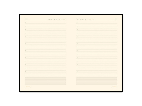 Ежедневник А5 недатированный Zenith, красный - рис 2.