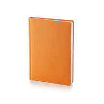Ежедневник А5 недатированный Leader, оранжевый (Р)