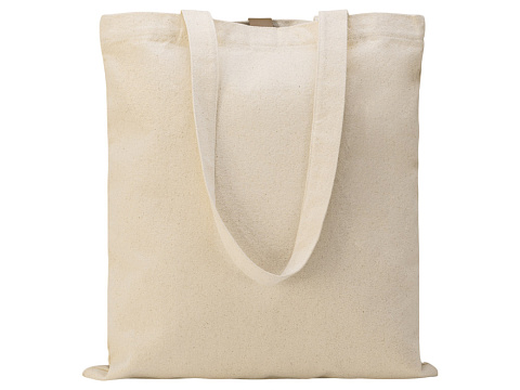 Сумка Clip из хлопка 340 г/м2 с застежкой из экокожи, натуральный - рис 7.