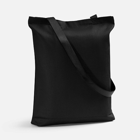 Шопер B4, черный с черными ручками - рис 2.