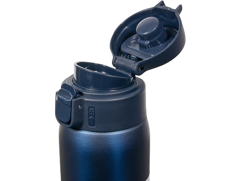 Термокружка Relaxika 701 (0,48 литра), синяя (без лого) - рис 11.