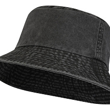 Панама Mitica стираная - Сплошной черный