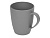 Кружка из пшеничного волокна Morning, 400 мл, серый - миниатюра