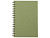 Блокнот на спирали в картонной обложке с переработанной бумагой Mania, зеленый - миниатюра - рис 2.