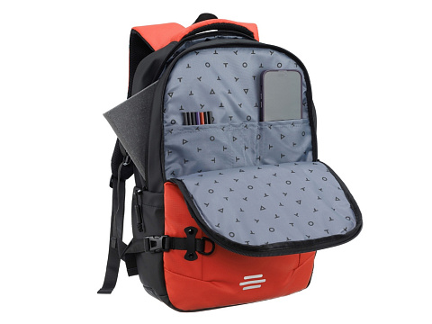 Рюкзак спортивный TORBER Xtreme 18, оранжевый/чёрный, 31 х 12 х 46 см, 17л - рис 5.