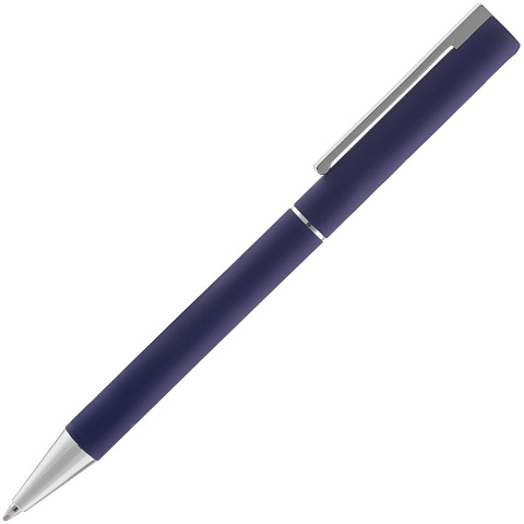 Ручка шариковая Blade Soft Touch, синяя - рис 4.