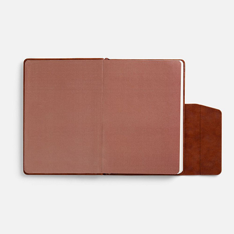 Ежедневник Leadmark, недатированный, коричневый - рис 4.