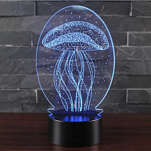 3D светильник Медуза