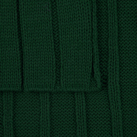 Плед Tressa, темно-зеленый - рис 5.