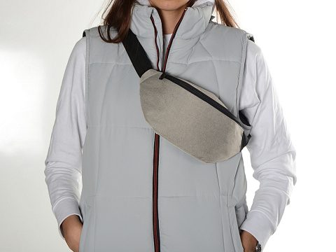 Сумка на пояс Planar, бежевый - рис 7.