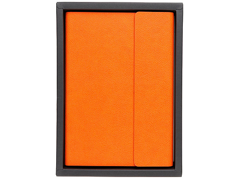 Ежедневник недатированный с магнитным клапаном А5 Venezia, оранжевый - рис 6.