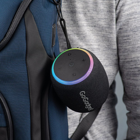 Водонепроницаемая колонка c подсветкой CityWave Pro, черная - рис 7.