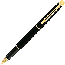 Перьевая ручка Waterman Hemisphere, цвет: Mars Black/GT, перо: F