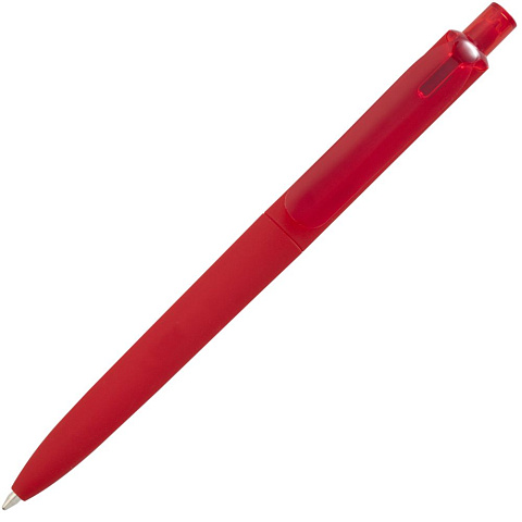 Ручка шариковая Prodir DS8 PRR-Т Soft Touch, красная - рис 3.