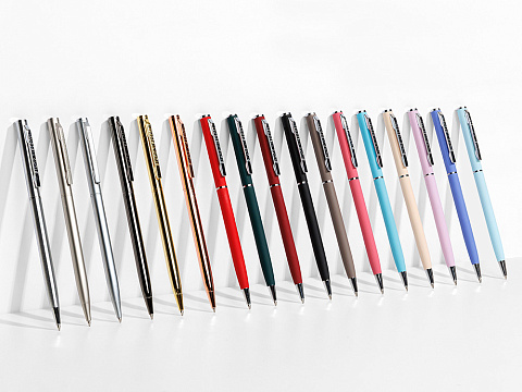 Ручка шариковая автоматическая BrunoVisconti® PALERMO цвет корпуса серебряный, 0.7 мм - рис 7.