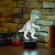 3D лампа Динозаврик - миниатюра