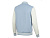 Бомбер Oxford, небесно-голубой/молочный, унисекс - миниатюра - рис 2.