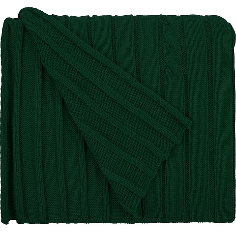 Плед Tressa, темно-зеленый - рис 3.