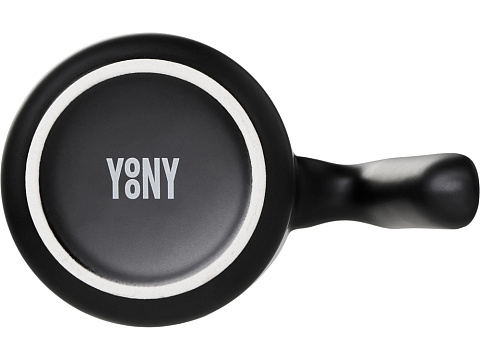 Кружка матовая с прямой ручкой Axio, 360 мл, черный - рис 6.