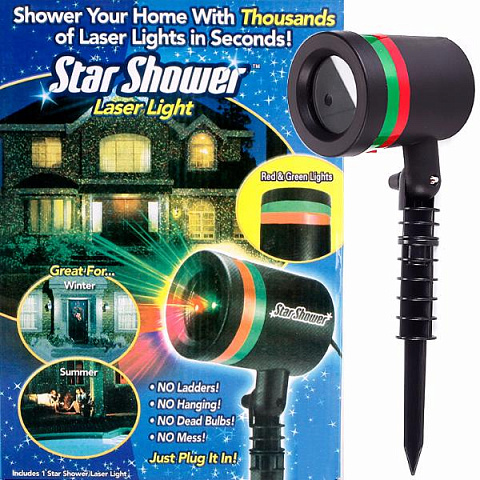 Лазерный проектор Star Shower (4 режима) - рис 3.