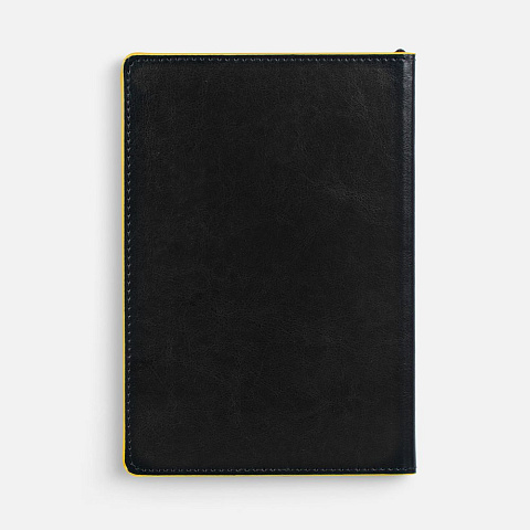 Ежедневник Alanis, недатированный, черный c желтым - рис 4.