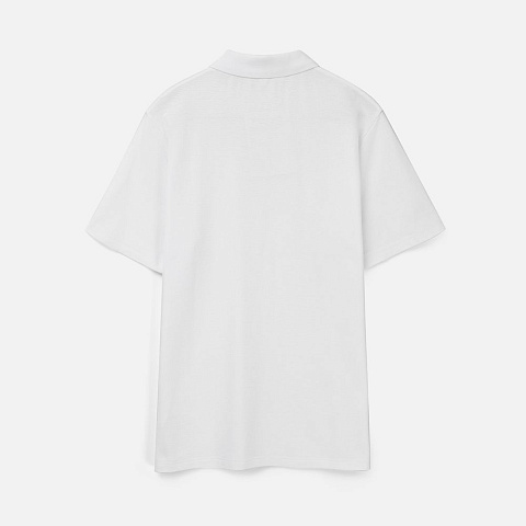 Рубашка поло унисекс Tervise, белая - рис 3.