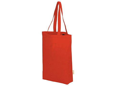 Сумка Fixy из переработанного хлопка с фиксирующей эластичной лентой, оранжевый - рис 3.