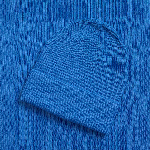 Шапка Nobilis Mono, ярко-синяя - рис 4.