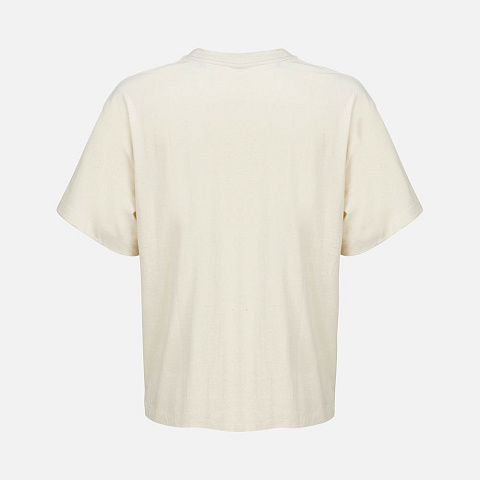 Футболка оверсайз унисекс Legacy, светло-бежевая (неокрашенная) - рис 3.