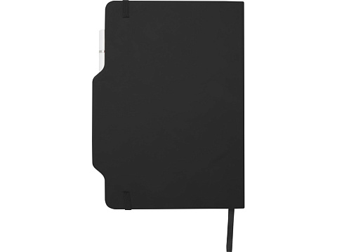 Nexus блокнот формата А5 в твердой обложке с ручкой и карандашом - сплошной черный - рис 3.