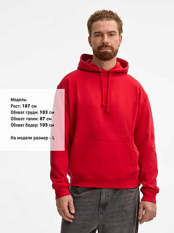 Худи унисекс Condor, розовое (лососевое) - рис 9.