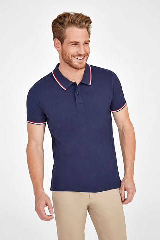 Рубашка поло мужская Prestige Men, ярко-синяя - рис 5.