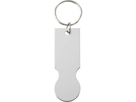 Rhea брелок в виде корзины для покупок, серебряный - рис 3.