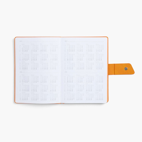 Ежедневник Boom, недатированный, черный с оранжевым - рис 9.